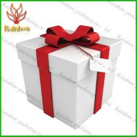 Buy cheap Luxury White Paper Packaging Boxes For Shopping With Pantone Color Printing product