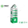 Buy cheap Supermarket Paper Cardboard Floor Display Stand Waterproof Glossy / Matt Lamination from wholesalers