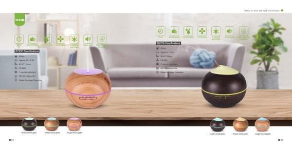 New Product Trend Wood Grain Aromatherapy Purifier Wooden Aroma Humidifier For