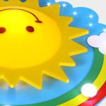 Creative children's room bedroom flush mount ceiling light(WH-MA-150)