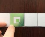 8.2mhz EAS anti theft soft label adhesive barcode rf soft Eas Label Stickers