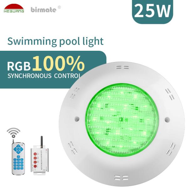 Buy cheap FCC 25W RGB Color 1200LM Led Inground Pool Light VDE AC12V Waterproof from wholesalers