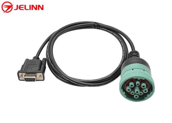 Buy cheap Deutsch Type 2 Round J1939 9 Pin to RS232 D-sub DB9 Cable from wholesalers