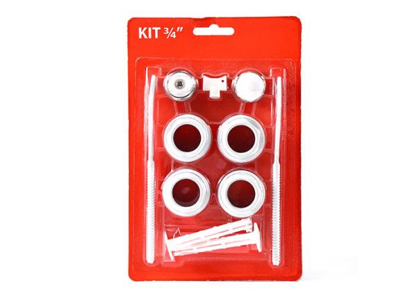 Buy cheap HVAC Systems Aluminium Radiator Installation Kit 3/4'' 11 Sets With 2 Hangers from wholesalers