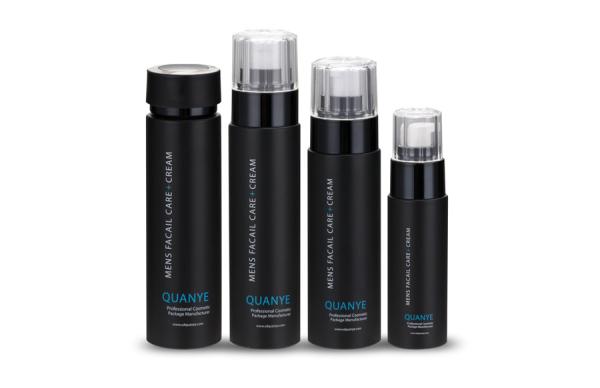 Buy cheap Customized Airless Cosmetic Bottles 150ml / Round Plastic Lotion Bottles For Cream Packing from wholesalers