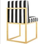 Stainless Steel Gold Wedding Reception Chairs Paris Design Custom Made