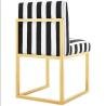 Buy cheap Stainless Steel Gold Wedding Reception Chairs Paris Design Custom Made from wholesalers