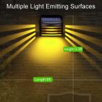 Waterproof IP65 0.5W Solar Motion Sensor Wall Light 3.7V 600mAh