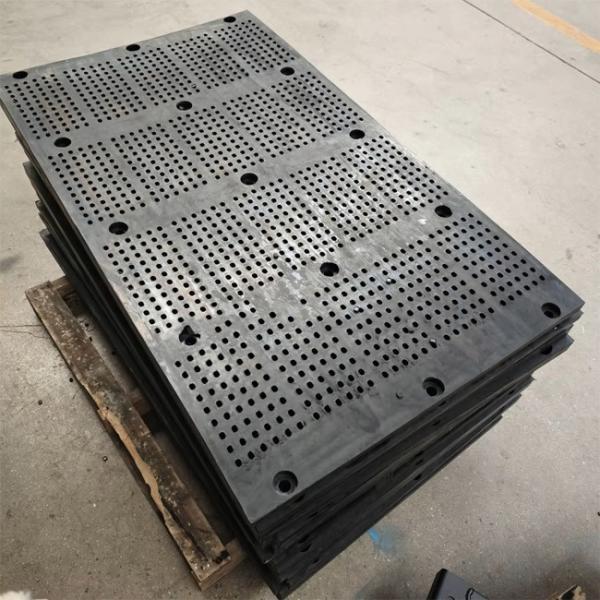 Buy cheap Black Cololr Excellent Rubber Screen Panels 40*8mm For Industrial Vibrating Screens from wholesalers