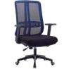 Buy cheap blue mesh fabric office staff chair furniture from wholesalers