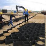 Plastic Wall Retaining Slope Protection Geocell Gravel Stabilizer Net