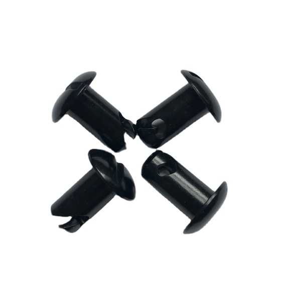 Black Aluminum Sprint Car DZUS Fasteners 5/16 x 0.500 Inch Quarter Turn DZUS Button for Race Car Part Replacement