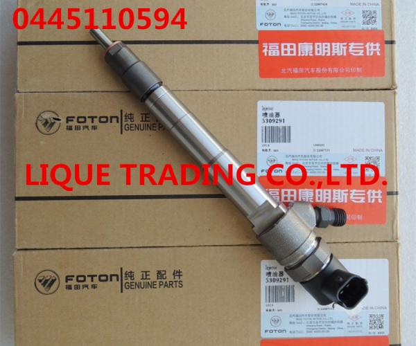 Original and Brand New Common Rail Injector 0445110594 for CUMMINS 5258744
