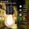 Buy cheap Christmas Festoon Garlands Outdoor Garden Patio Holiday Home Festival Decor Retro Edison Filament Globe LED Bulb String from wholesalers