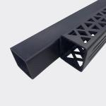 0.025% Ash Content Carbon Fiber Square Tube Connectors for Customized Applicatio