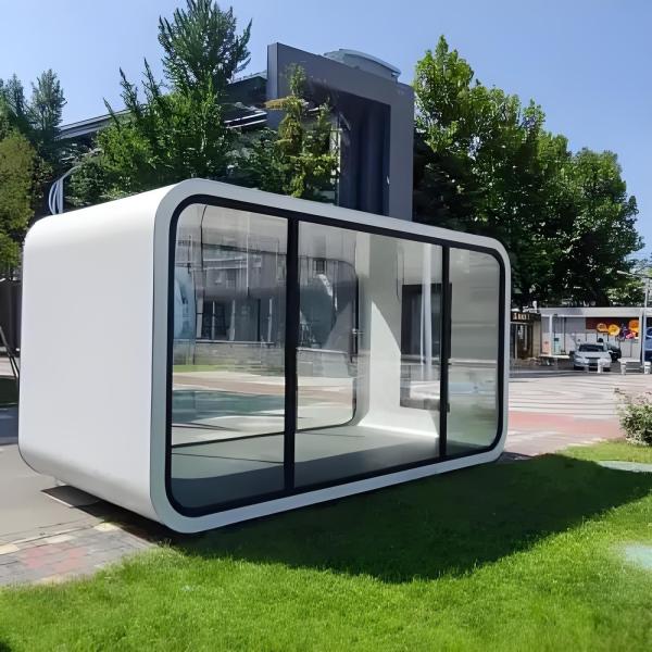 Buy cheap White Color 20ft Cheapest Apple House for Garden Sun Glass Room from wholesalers