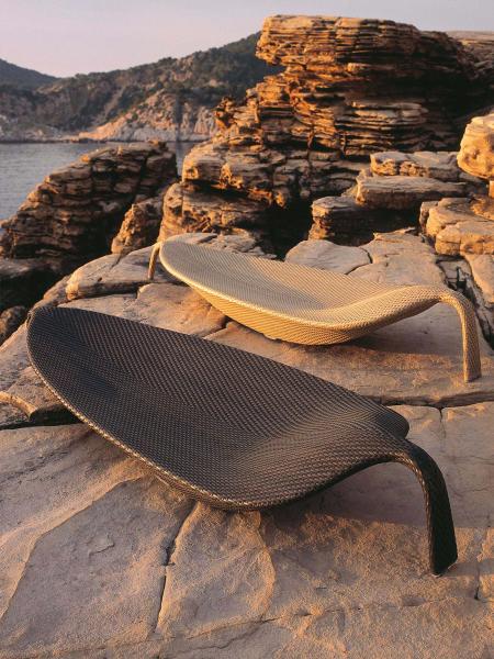 Buy cheap Modern Villa Beach Lounger Swimming Pool Leisure Chair PE Rattan Lounge Bed from wholesalers
