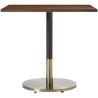Buy cheap ISO9001 800*700*750mm Hotel Restaurant Furniture Textured Wooden Square Dining Table from wholesalers