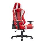 Comfortable E-sports Chair Revolving Professional White PU Leather Racing Gaming