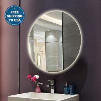 Buy cheap Eco Friendly Lighted Mirror TV Contemporary Magnifying Bathroom Mirror With product