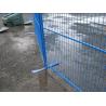 Buy cheap 6'*9.5' PVC Coated Portable Fence Panels , Temporary Construction Fence Security from wholesalers