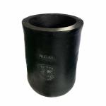 Carborundum Graphite Induction Furnace Crucible Cylindrical Straight Barrel