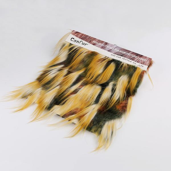 Buy cheap 160cm 30-55mm JACQUARD Faux Fur Fabric for Garments 500meters Plush Printed 100% Acrylic from wholesalers