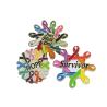Buy cheap Indelible Enamel Pins Badges Round Enamel Badges Brass For Gift from wholesalers