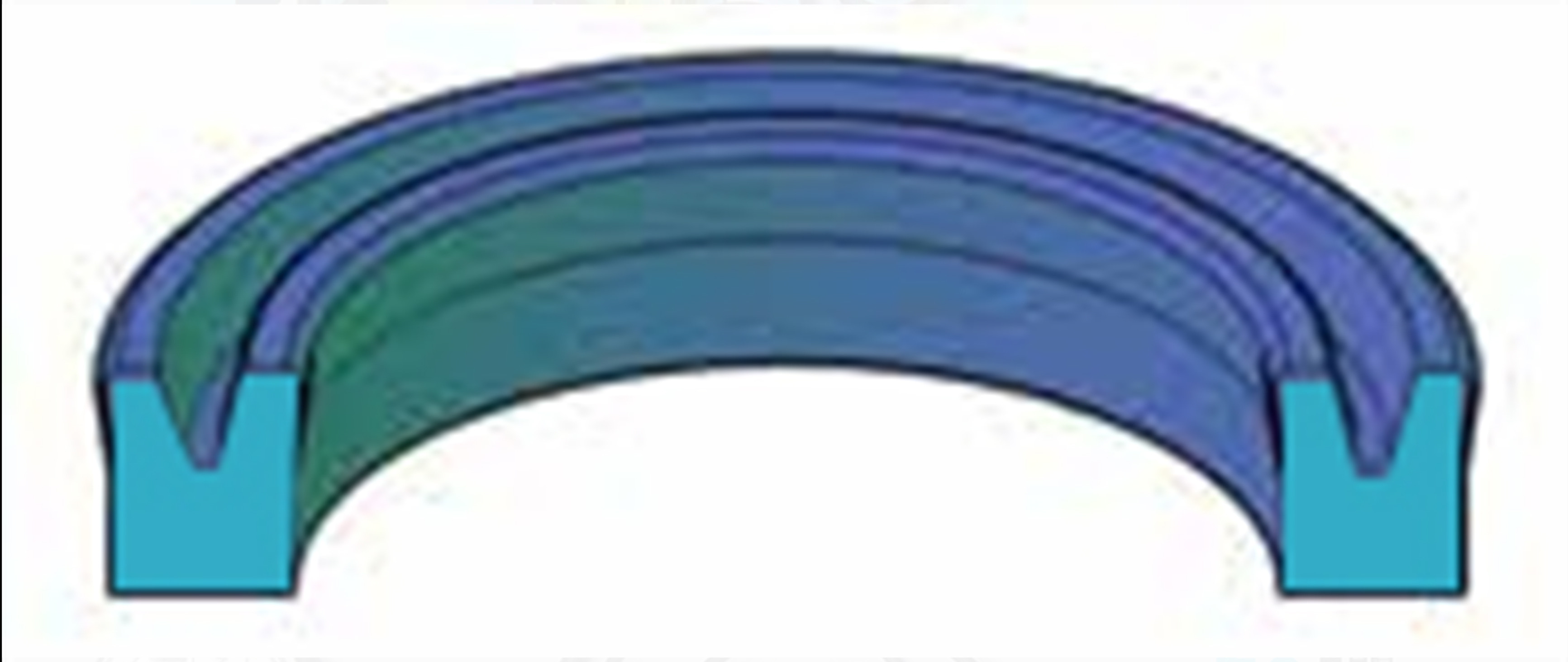 OSI Piston Seals Hydraulic Cylinder Combination Seal Ring for Pistons
