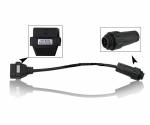 OBD2 OBDII 16 Pin J1962 Female to Knorr Wabco Trailer 7 Pin Male Connector Cable