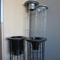 Buy cheap Black Round Shape Filter Bag Cage , philis Dust Collector Filter Cage product