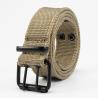 Buy cheap OEM Clip Fabric Web Belt Double Buckle Mens Nylon Web Belts 130cm Jeans from wholesalers