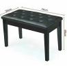 Buy cheap Custom Dustproof Piano Bench Cover Key Cover Cloth Wholesale Meltal black color piano bench,key board bench piano from wholesalers