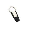 Buy cheap ABS Plastic Pull Apart Key Holder Trapezoid Metal Logo Keychain Silver Electroplating from wholesalers