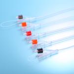Fr12 Two Way Drainage Tube Hydrogel Coated Latex Catheter 390mm-400mm