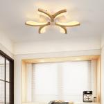 Nordic Log LED Ceiling Lamp Creative Personality Bedroom Book Room Simple Modern