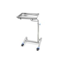 Buy cheap Medical Trolley Stainless Steel Mayo Table With Height Adjustment product