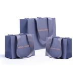 Buy cheap Custom Order Accepted Luxury Paper Bags with Ribbon Handle and Your Logo on from wholesalers