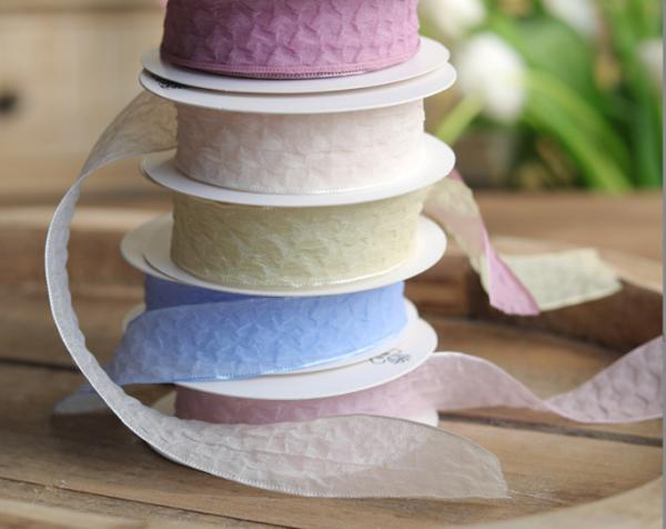 Weiyi Bubble Yarn 2.5cm Flower Bouquet Packaging Ribbon Handmade Material Gift