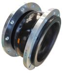 Epdm Nbr Single Sphere Flange Rubber Expansion Joint For Pipe / Rubber Flexible