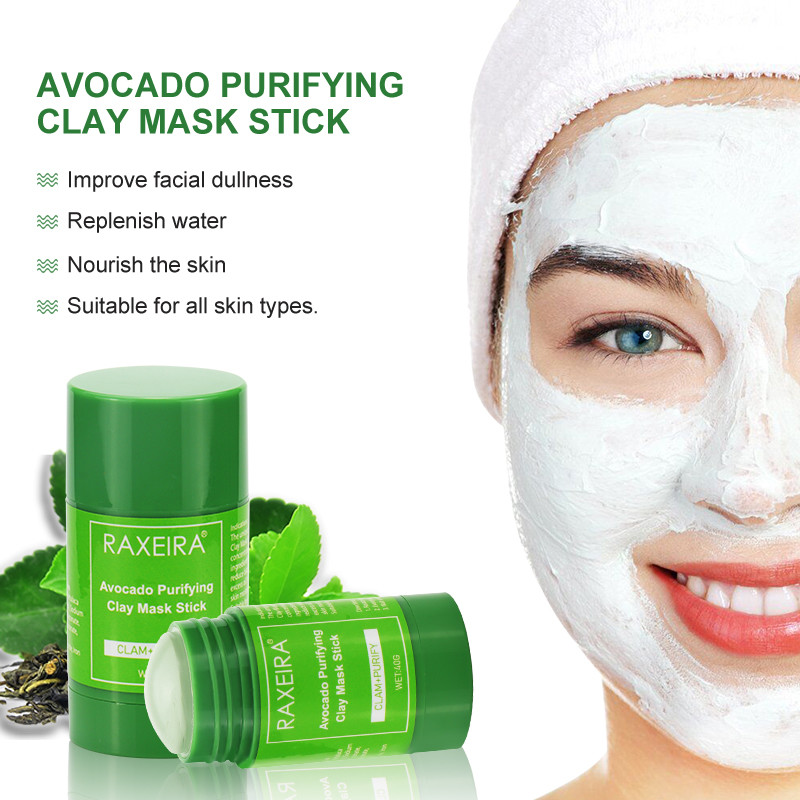 Pink Clay Mud Mask Stick Cleaning Skin Face Mask For All Skin Types