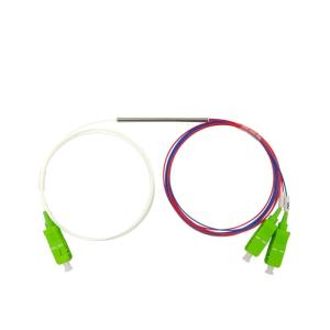 Wholesale 1x2 Singlemode Dual Window Coupler 1310/1550nm Steel Tube Component from china suppliers