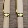 Buy cheap Retro Maple Wood Signature Pen 0.5mm Metal Clip Business Roller Ball Pen from wholesalers