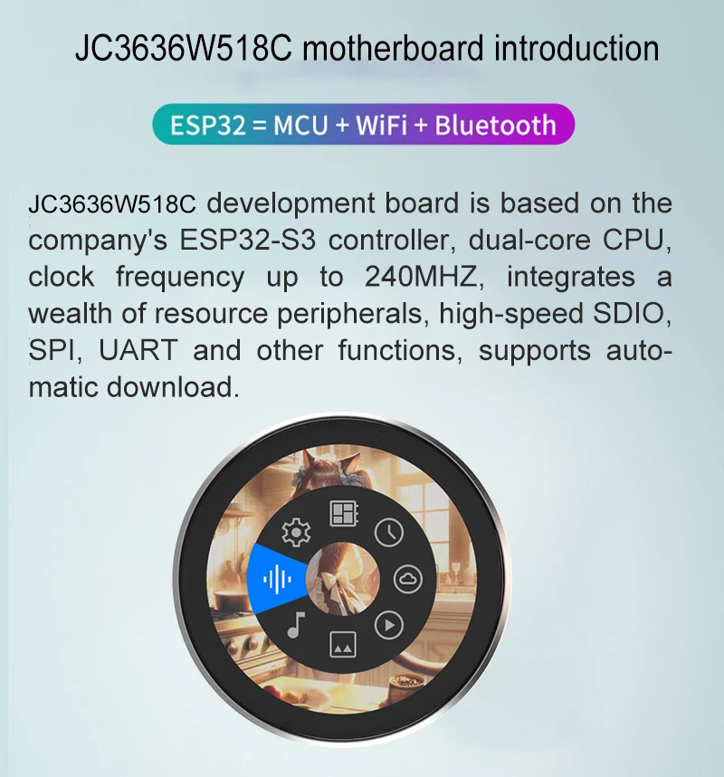Compact 5V TFT Display Module With 262K RGB Colors And Wide Viewing Angle For Industrial Applications