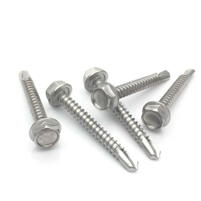 Hex Head Self Drilling Screw Anti Corrosion Sharp Point Screws Grade 10.9