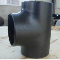 Buy cheap SCH30 Bevel Carbon Steel Pipe Tee Balck Painting Galvanized Pipe Fitting product