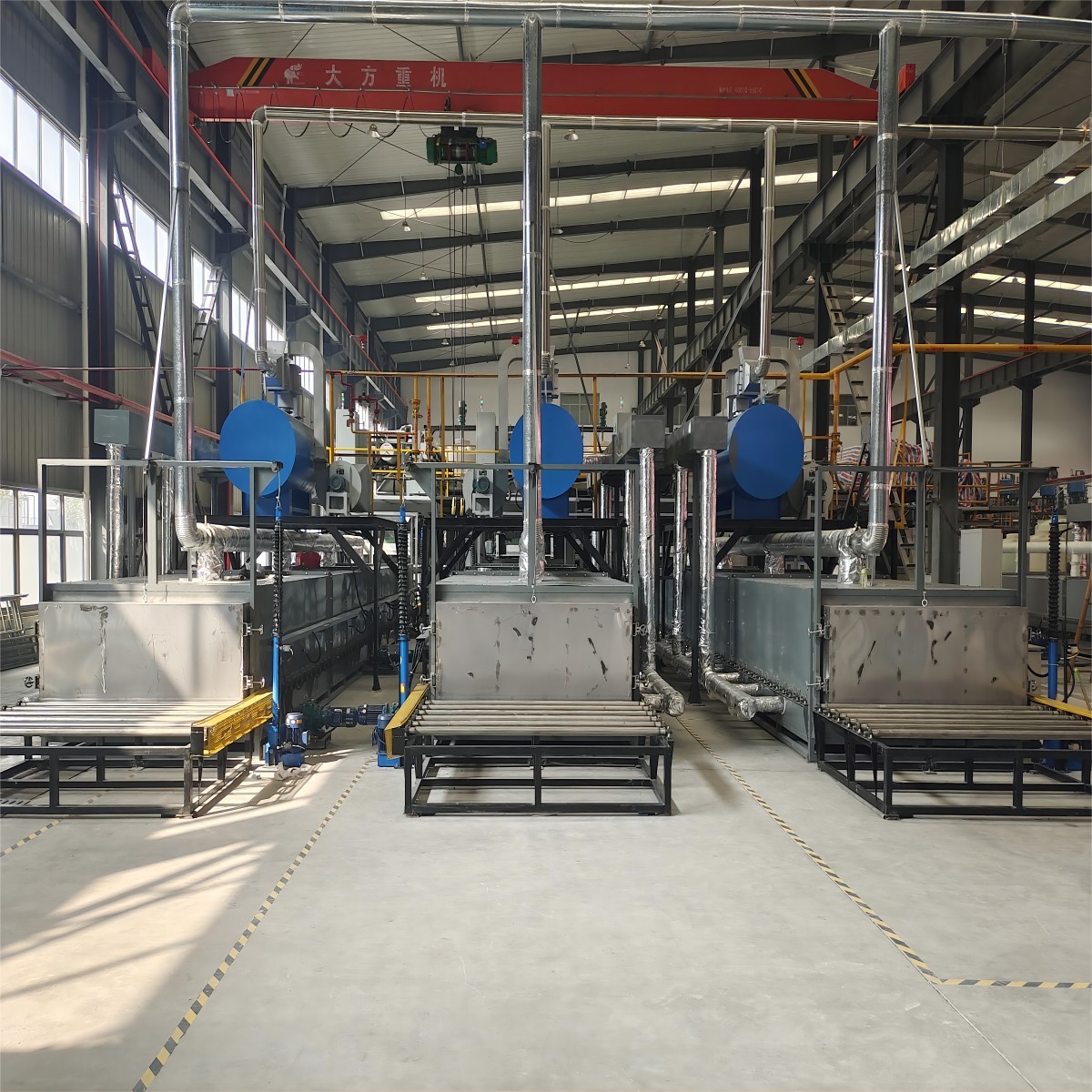 Bauxite Rotary Kiln Furnace Customized High Temperature Continuous Gas Heating