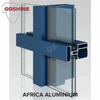 Buy cheap Foshan 6063 T5 Aluminum curtain wall Profile for Custom Design Made for Tanzania product