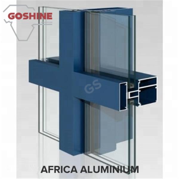 Buy cheap Foshan 6063 T5 Aluminum curtain wall Profile for Custom Design Made for Tanzania from wholesalers