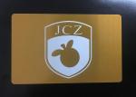 Eco Friendly Laser Machine Parts , Rectangular Metal Name Card With Aluminum